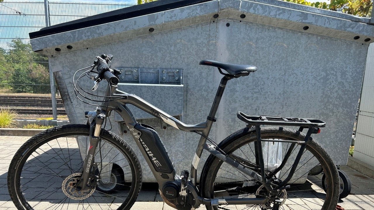 Haibike E-Mountainbike grau