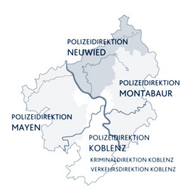 Polizeidirektion Koblenz Dienstgebiete Koblenz