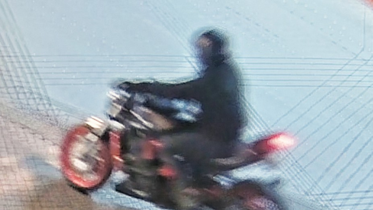 Motorrad des Tatverdächtigen