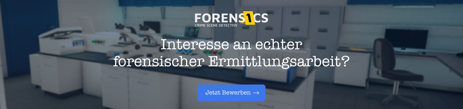 Footer mit „Jetzt bewerben“-Button für Polizeikarriere