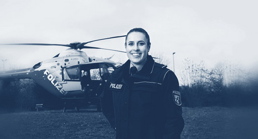 Polizistin Hubschrauberstaffel