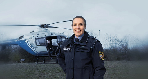 Polizistin Hubschrauberstaffel