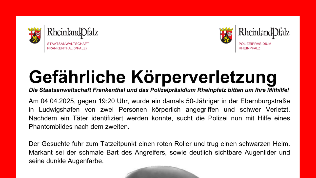 Fahndungsplakat 