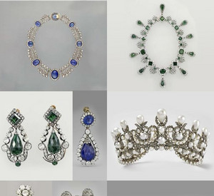 Übersicht gestohlener Schmuckstücke