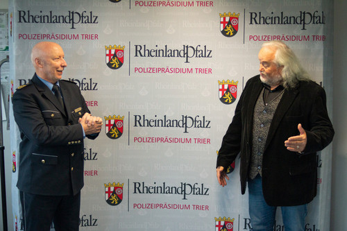 Polizeipräsident A.D. Rudolf Berg und Helmut Leiendecker