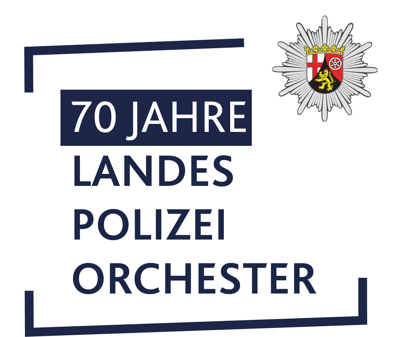Logo 70 Jahre Landespolizeiorchester