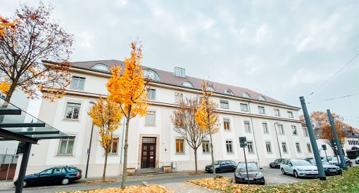 Gebäude des Polizeipräsidiums Rheinpfalz