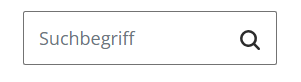Suchfeld auf Website